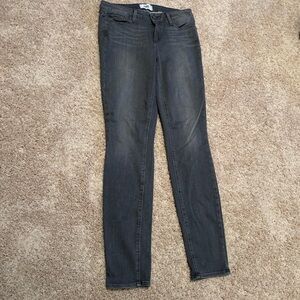 NWOT PAIGE Charcoal Skinny Jeans